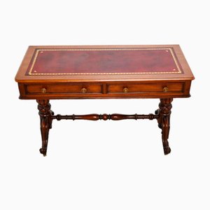 Antique Victorian Mahogany Desk, 1880s