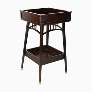 20th Century Art Nouveau Beechwood Side Table in Mahogany, 1905