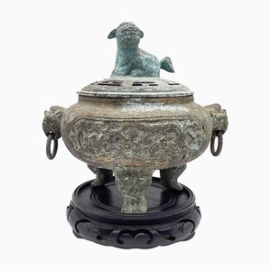 Brûle-Encens Antique en Bronze, Chine