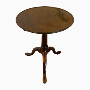 Lámpara de mesa George III antigua de caoba, década de 1800