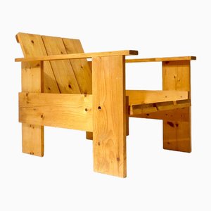 Poltrona Crate vintage di Gerrit Rietveld, Paesi Bassi, anni '60