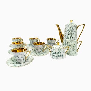 Pop-Art Coffee Set from Wawel Pottery, Poland, 1960s, 1950s, Set of 15