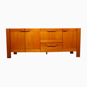 Credenza brutalista in olmo attribuita a Maison Regain, Francia, anni '70