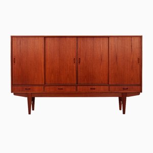 Danish Teak Highboard, 1970s