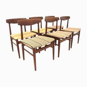 Scandinavian Teak Dining Chairs from Vejle Stol & Furniture Factory, Denmark, 1960s, Set of 6