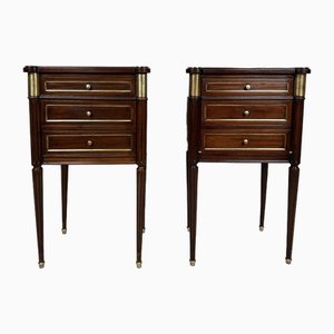 Louis XVI Style Bedside Tables, 1960s, Set of 2