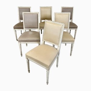 Louis XVI Style Chairs, 1950s, Set of 6