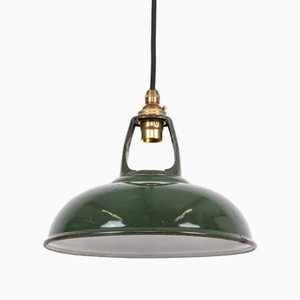 Green Enamel Pendant Lamp from Coolicon