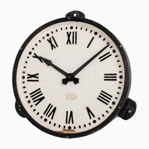 Cast Iron Wall Clock from Gents of Leicester, 1930s
