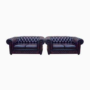 Chesterfield 2-Sitzer Sofa aus den 1990ern von Thomas Lloyd Brand, 2er Set