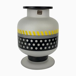 Glass Vase attributed to Ettore Sottsass, 1995