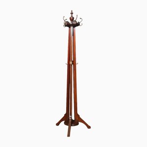 Aesthetic Walnut Hat and Coat Stand, 1890s