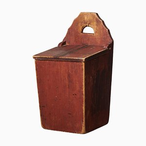 Small Swedish Handmade Folk Art Box