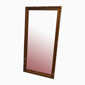 Goldener Vintage Spiegel in Braun
