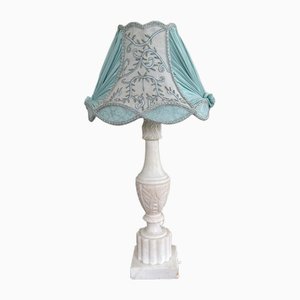 Vintage White Marble Lamp