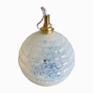 Vintage White Glass Lamp