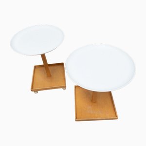 Tables d'Appoint Bjorko Vintage avec Plateau par Chris Martin pour Ikea