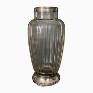 Modell Malmaison Vase mit Minerva im Baccarat-Stil, Ende 19. Jh.