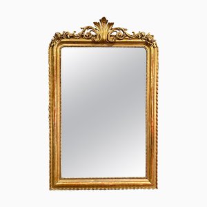 Mid 19th Century French Gold Gilt Mirror, 1850s