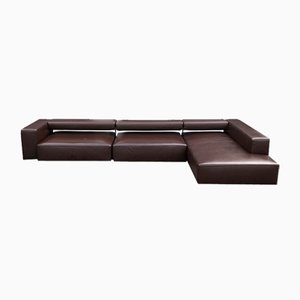 Modular Andy Landscape Sofa in Leather by Paolo Piva for B&B Italia, 2013, Set of 3