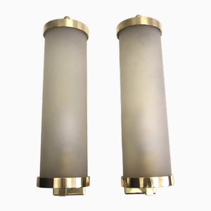 Art Deco Wall Lights attributed to Henri Petitot for Atelier Henri Petitot, 1930s, Set of 2