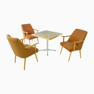 Mid-Century Dining Table and Chairs Germany, 1960s, Set of 4