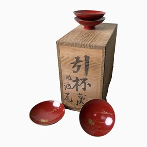 Sakazuki Sake Cups, Japan, 1920s, Set of 18