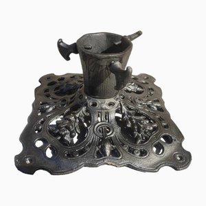 Art Nouveau Cast Iron Christmas Tree Stand