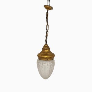 Lampe à Suspension Style Néoclassique, 1950s