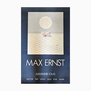 Póster de la exposición de Max Ernst, Alexandre Iolas, 1971, Litografía