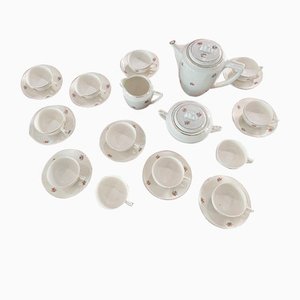 Porcelain Dishes from Sarreguemines, France, 1960s, Set of 48