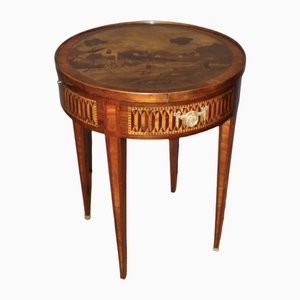 Louis XVI Style Boulotte Table in Marquetry, 1900s