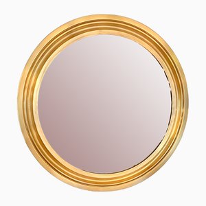 Narciso Mirror in Brass by Sergio Mazza for Artemide, Italy, 1960s