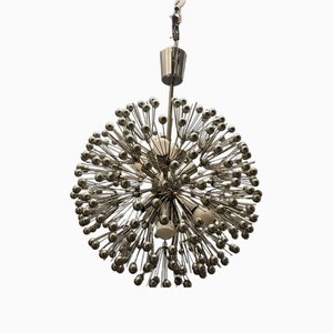 Mid-Century Sputnik Chrome Ceiling Light, 1970s