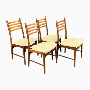 Scandinavian Teak Dining Chairs, Set of 4