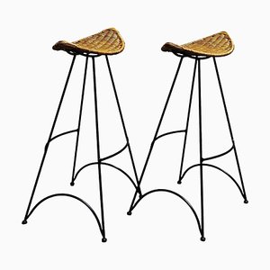 Banana Stools by Tom Dixon for Cappellini, Italy 1980s, Set of 2