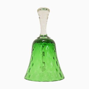 Campana vintage de vidrio de Glasswork Novy Bor, años 50