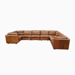 Vintage Module Leather Sofa