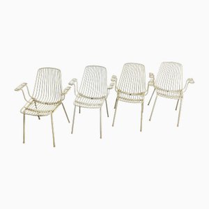 Chaises de Jardin, 1950s, Set de 4