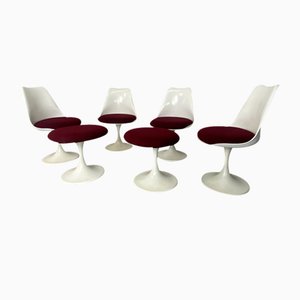 Mid-Century Modern Tulip Chairs by Eero Saarinen for Pastoe, 1970s, Set of 6