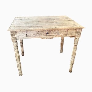 19th Century Belgian Oak Side Table