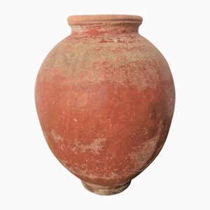 Ánfora de vino Tinaja Impruneta en terracota. España, década de 1880