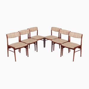 Danish Rosewood Chairs from Thorsø Møbelfabri, 1970s, Set of 6