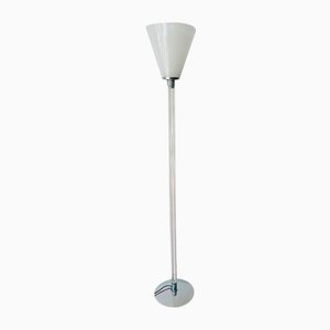 Milk Glass M Design Floor Lamp by Ingo Maurer