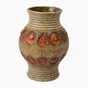 Jarrón de cerámica atribuido a Wekara, Alemania Occidental, años 60
