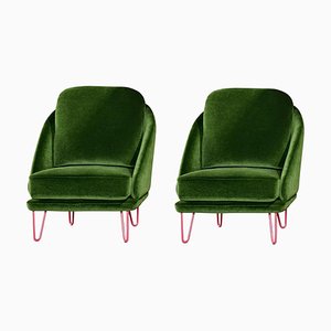 Agora Green Sofas by Pepe Albargues, Set of 2