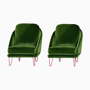 Set of Agora Green Sofas by Pepe Albargues