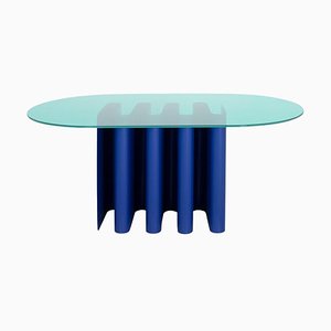 Tavolo2 Ultramarine Blue Dining Table from Pulpo