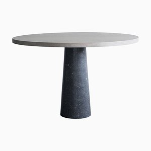 Stone Table with Blue Limestone by Van Rossum