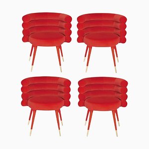 Marshmallow Dining Chairs by Royal Stranger, Set of 4